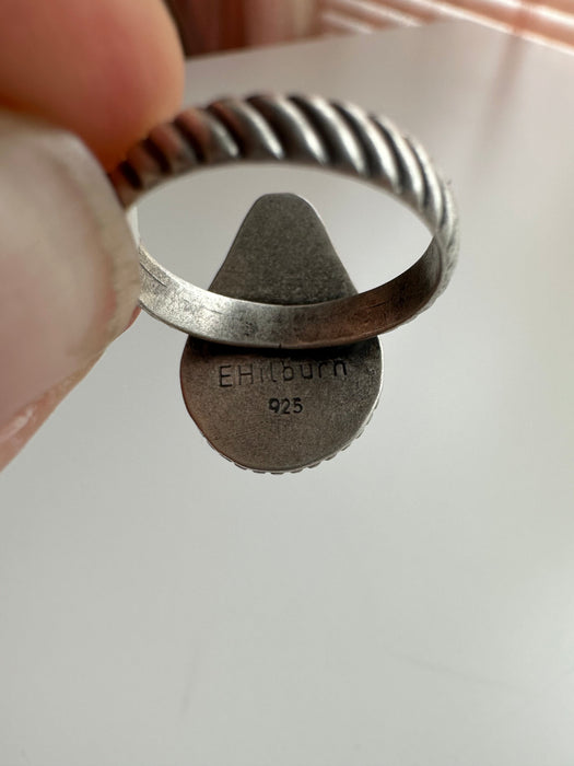 Sterling Silver Bridewell Stone Ring Size US 7