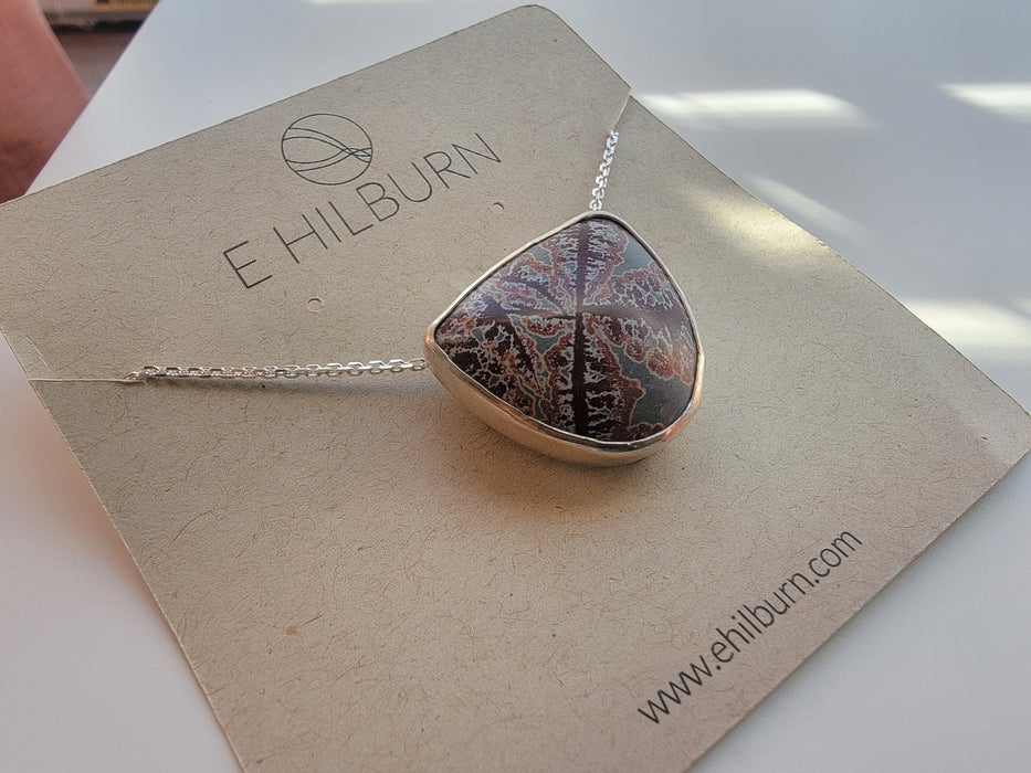 Sterling Silver Sonora Dendritic Jasper Necklace
