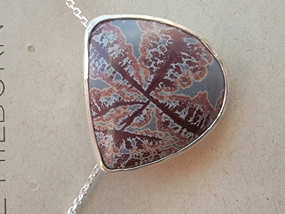 Sterling Silver Sonora Dendritic Jasper Necklace