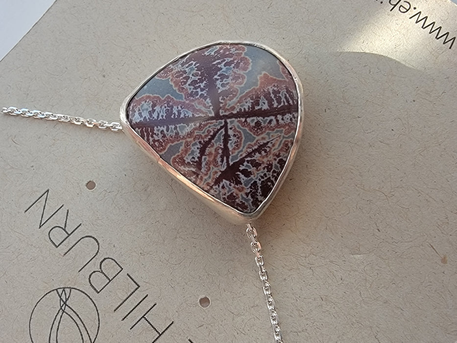 Sterling Silver Sonora Dendritic Jasper Necklace