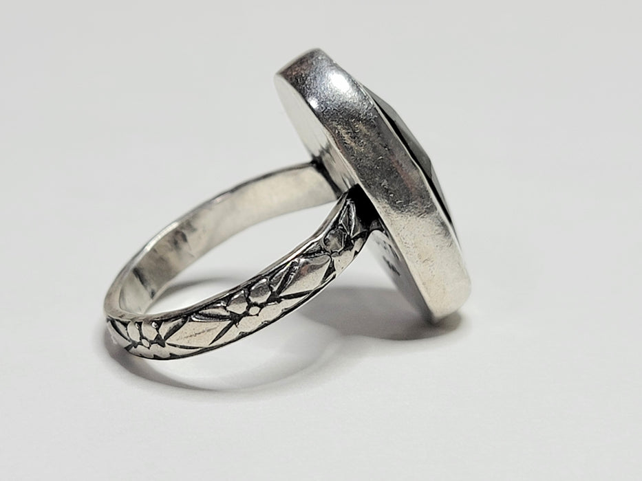Sterling Silver Labradorite Ring Size US 7