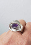 Amethyst Statement Ring