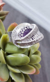 Amethyst Statement Sterling Ring